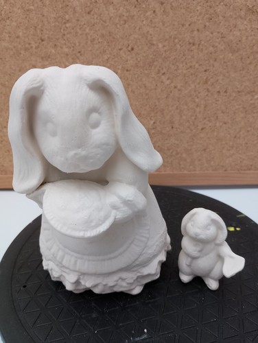 Unpainted ceramic bisque mrs - ceramic,