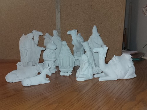 Unpainted ceramic bisque 15 - ceramic,
