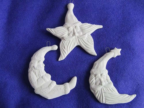Unpainted ceramic bisque 3 x - 3,