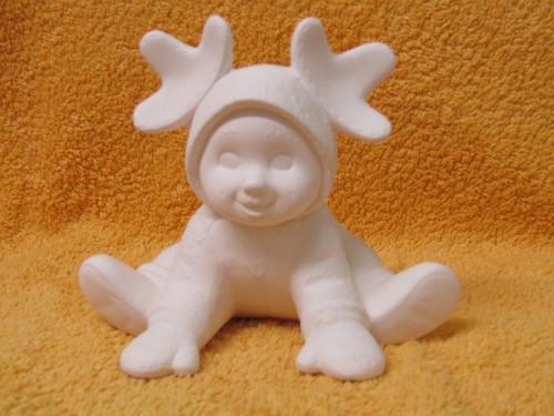 Unpainted ceramic bisque - unpainted, bisque-